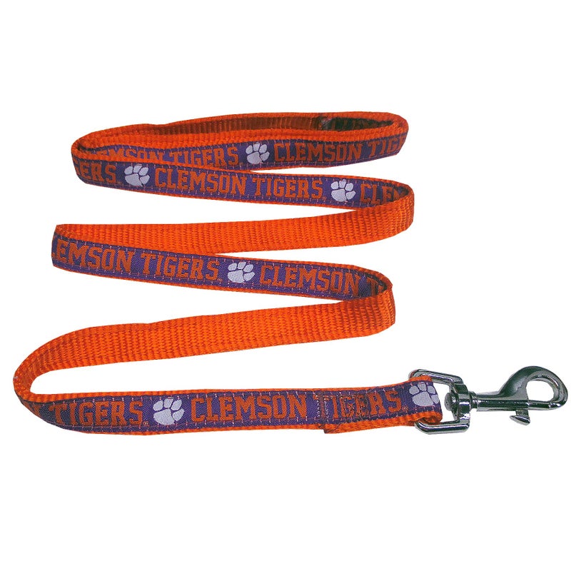 Pets First NCAA PET Leash, Medium, Clemson Tigers, Dog Leash, Shiny & Colorful Leash for Dogs & Cats Licensed by The NCAA - Image 1